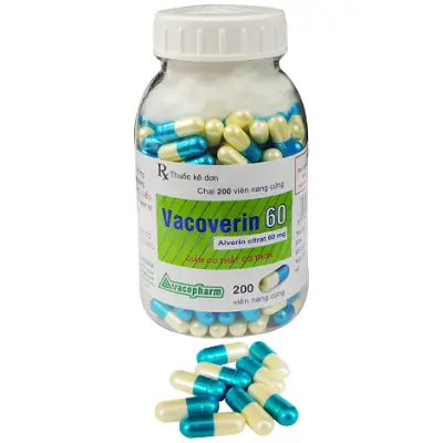 VACOVERIN 60 Vacopharm (Chai 200 viên) - điều trị giảm co thắt cơ trơn ở đường tiêu hóa